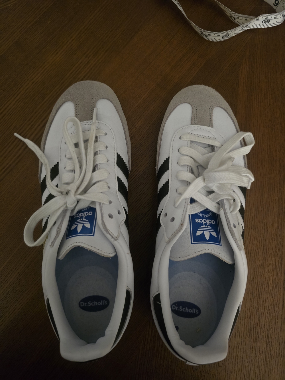 adidas White, Black & Gray Low-Top Retro Sneakers